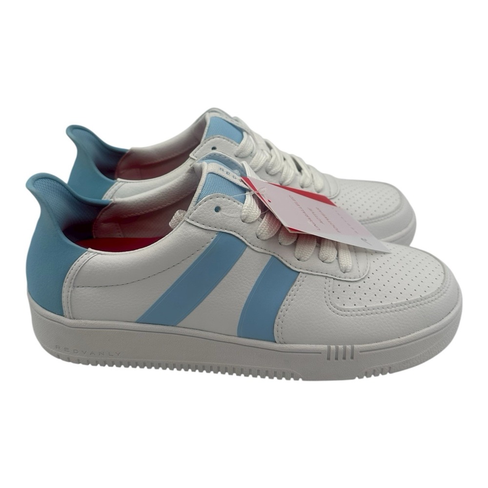 Redvanly Contender Golf Shoes Mens Sz‎ 10.5 White/Sky Blue Spikeless Sneakers